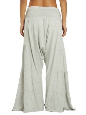 FP Movement by Free People Light Gray Wide Leg Harem Pants